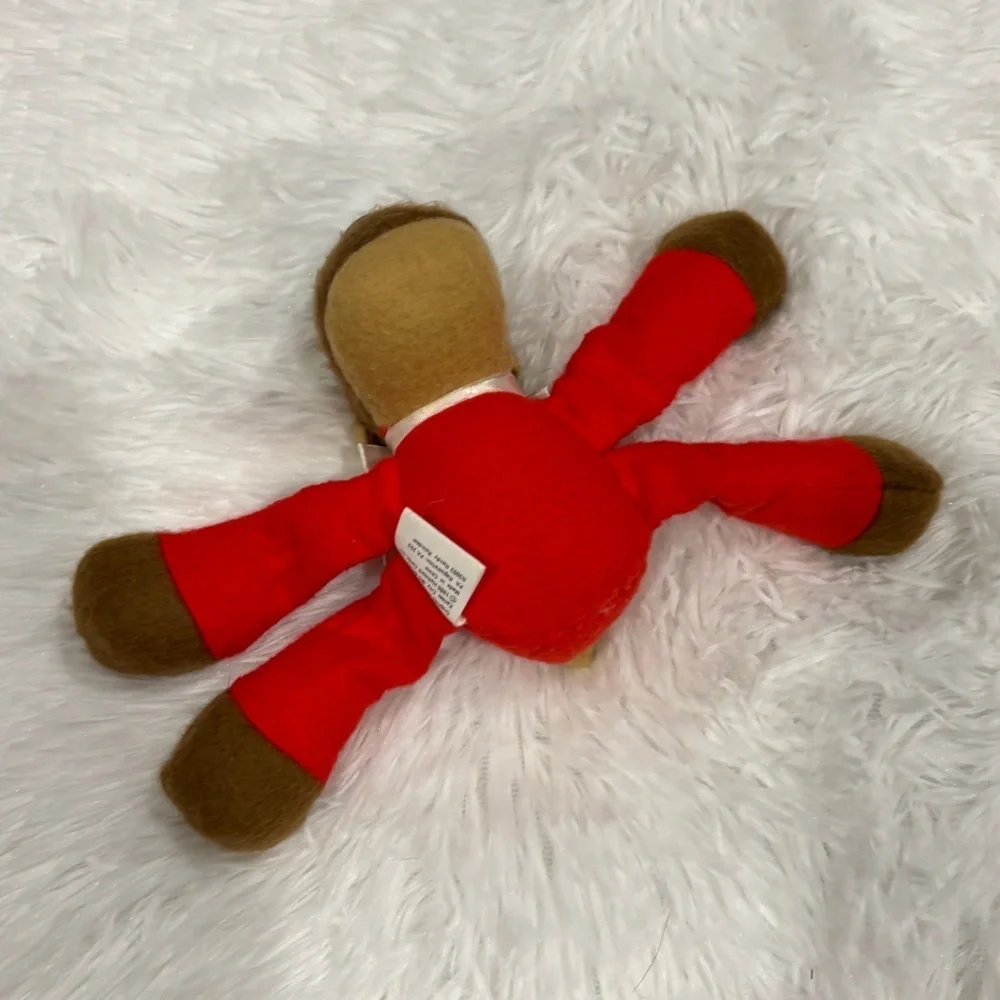 Hallmark Rodney The Reindeer Bean Plush Vintage 1986 Small